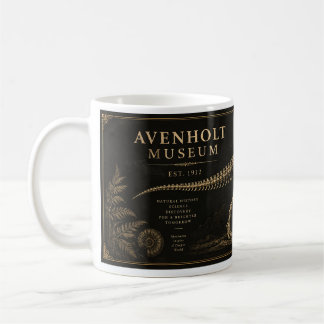 Café Taza del esqueleto de T-Rex del Museo de Historia 