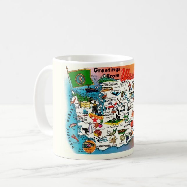 Café Taza del estado de Washington (Anverso izquierdo)