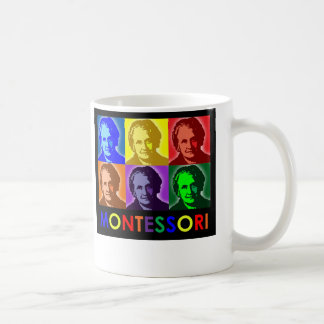 Café Taza del Estallido-Arte de Maria Montessori