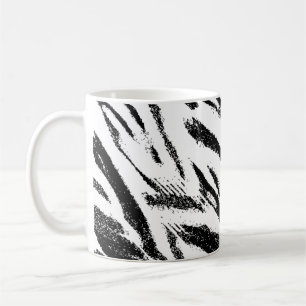 Café Taza del estampado de zebra