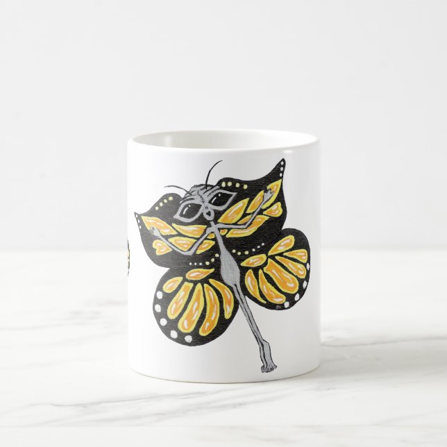 Café Taza del extranjero de la mariposa (Centro)