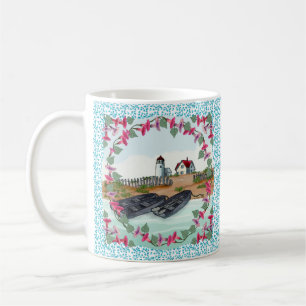 Café Taza del faro de Cape Neddick Maine