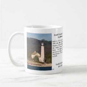 Café Taza del faro de la isla de South Manitou