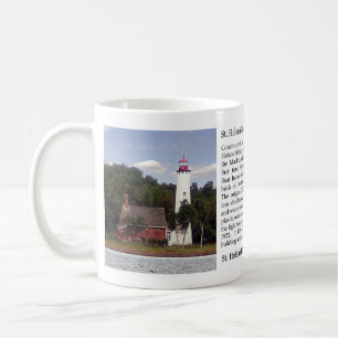 Café Taza del faro de la isla de St. Helena