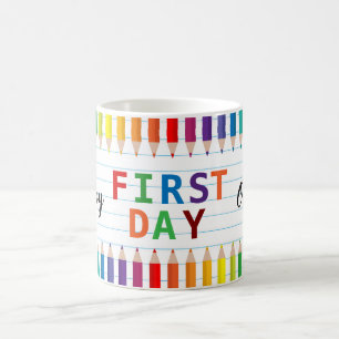 Café Taza del Feliz Primer Día de Escuela – Divertido R