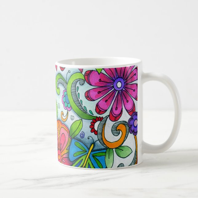 Café Taza del Fling de la primavera (Derecha)