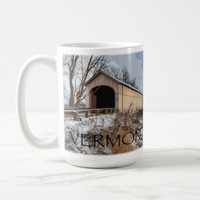 Café Taza del follaje de Vermont (Izquierda)