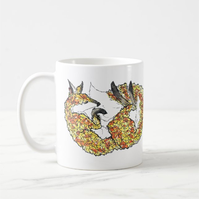 Café Taza del Fox de la caída (Izquierda)