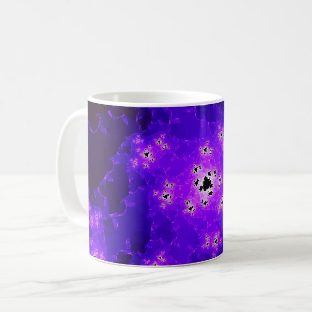 Café Taza del fractal de la nebulosa (Anverso izquierdo)
