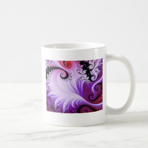 Café Taza del fractal de las vides Nevado
