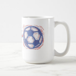 Café Taza del fútbol 16oz de Southside