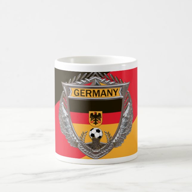 Café Taza del fútbol de Alemania (Centro)