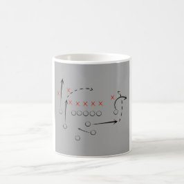 Café Taza del fútbol de Maria del saludo