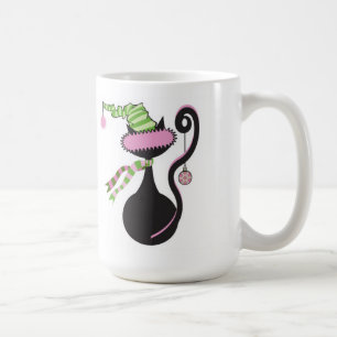 Café Taza del gatito de Santa