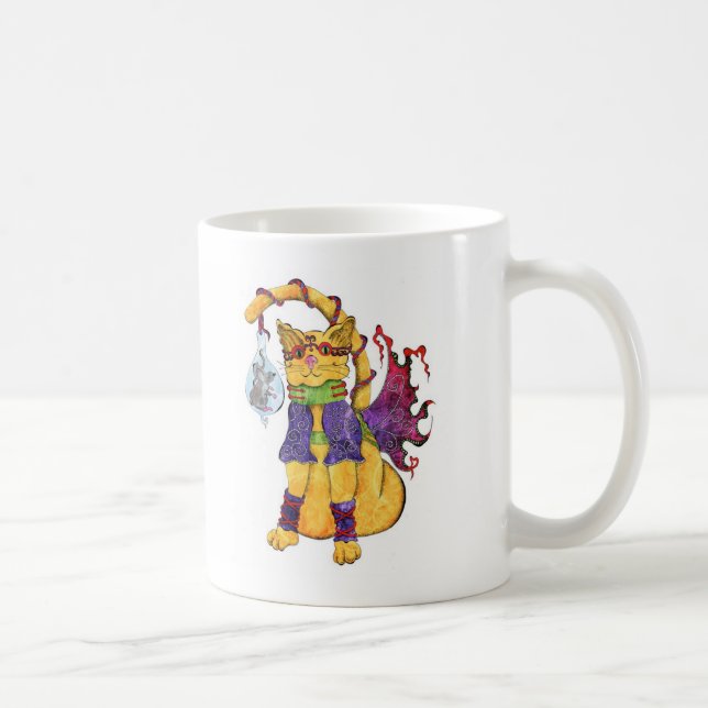 Café Taza del gatito de Steampunk (Derecha)