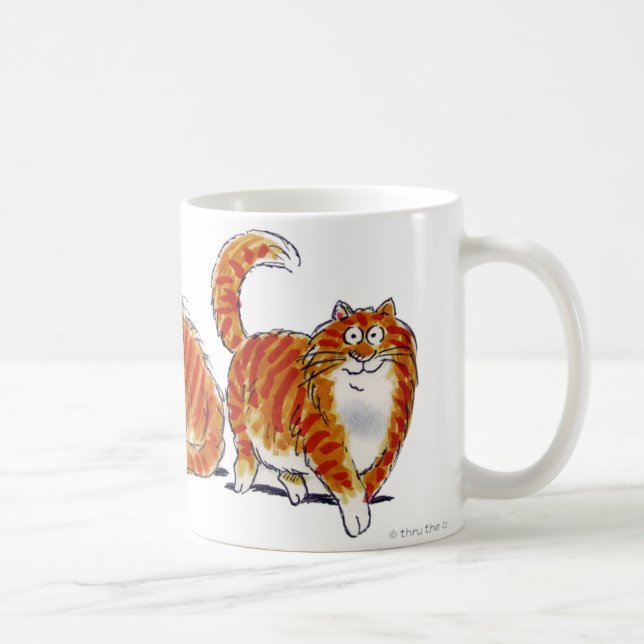 Café Taza del gato de "Óscar" (Derecha)