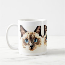 Taza del gato de Ragdoll