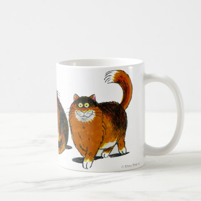 Café Taza del gato de "Sam" (Derecha)