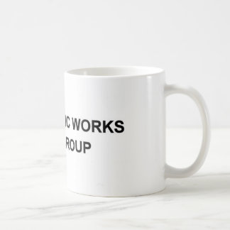 Café Taza del grupo de las obras públicas con el
