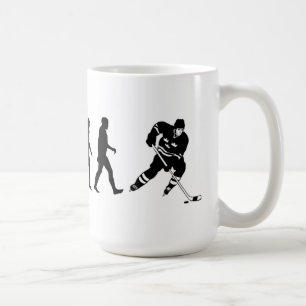Café Taza del hockey de la evolución