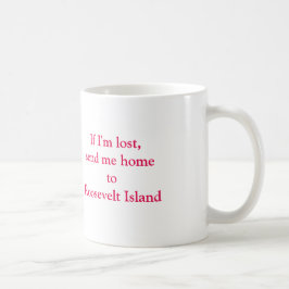 Café Taza del hogar de la isla de Roosevelt