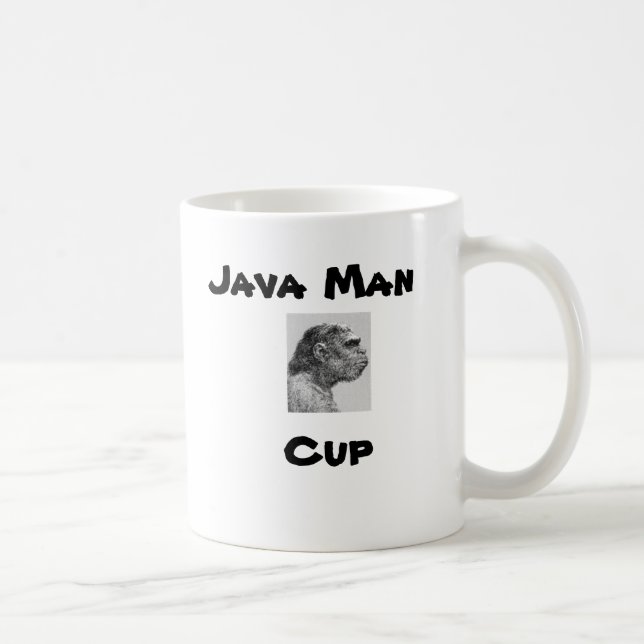 Café Taza del hombre de Java (Derecha)