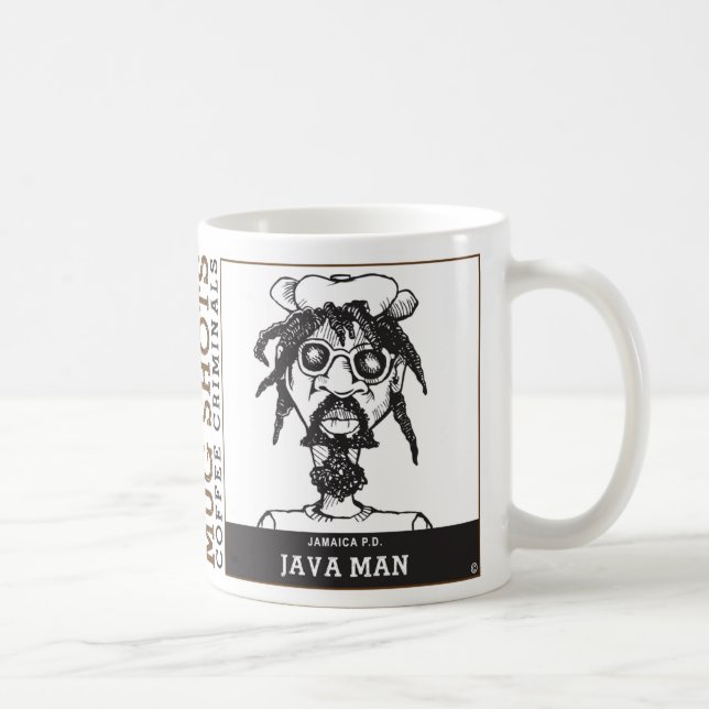 Café Taza del hombre de Java (Derecha)