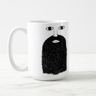 Café Taza del hombre de la barba