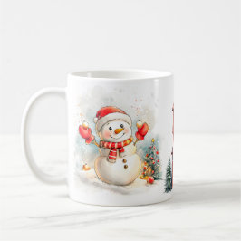 Café Taza del hombre de nieve