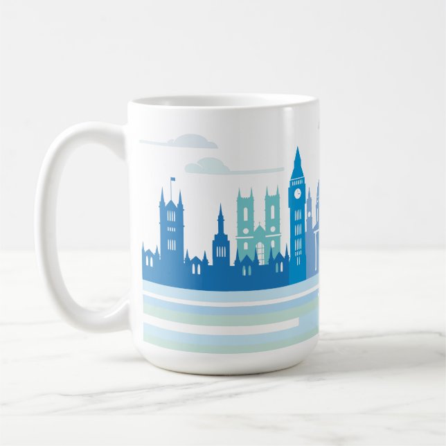 Café Taza del horizonte de Londres (Izquierda)