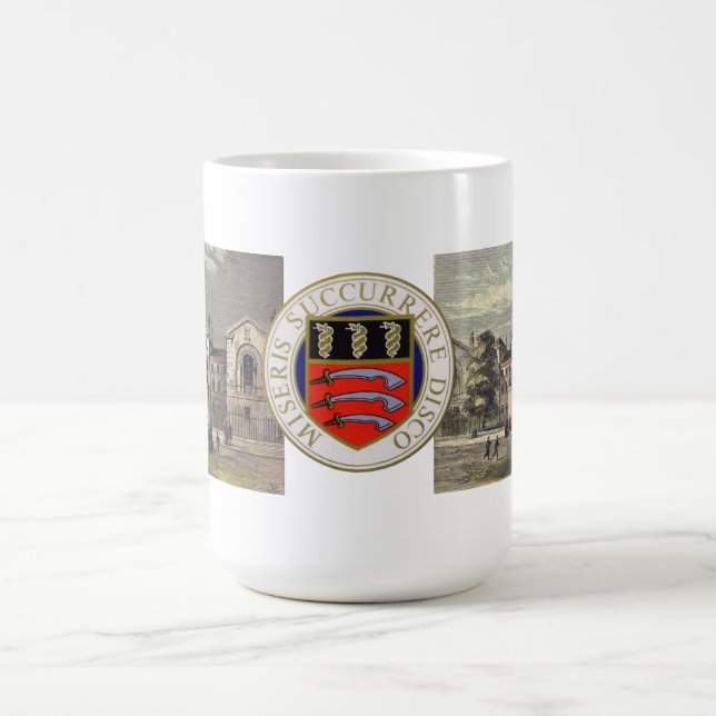 Café Taza del hospital de Middlesex (color y insignia) (Centro)