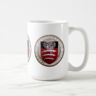 Café Taza del hospital de Middlesex con la insignia del