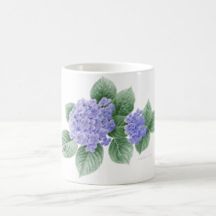 Café Taza del Hydrangea por Ho la caída de Mang