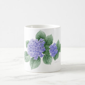Café Taza del Hydrangea por Ho la caída de Mang