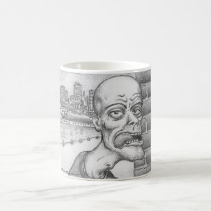 Café Taza del individuo de la lengua de Philly