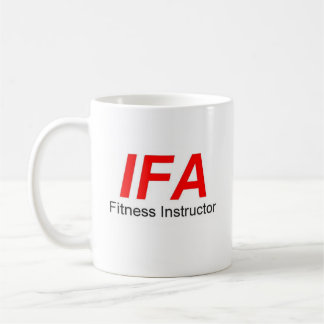 Café Taza del instructor de la aptitud de IFA