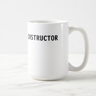 Café Taza del instructor de la escuela del combate del