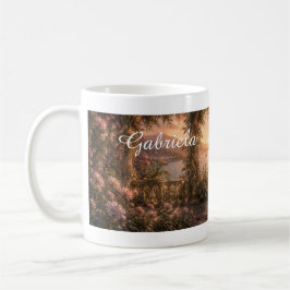 Café Taza del jardín de hadas encantado EditableLiravel