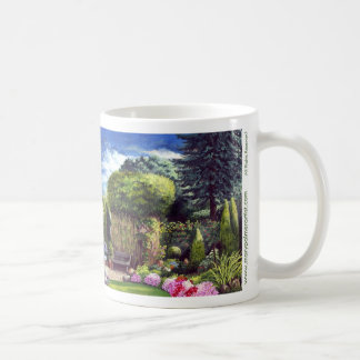 Café Taza del jardín de la alegría
