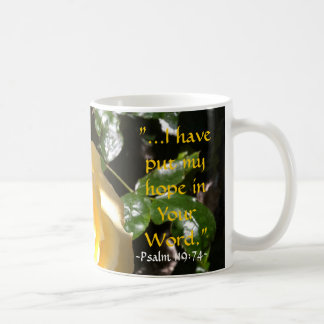 Café Taza del jardín de la escritura