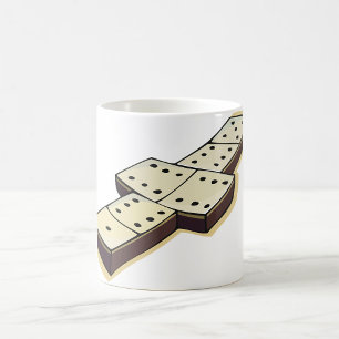 Café Taza del juego de los dominós