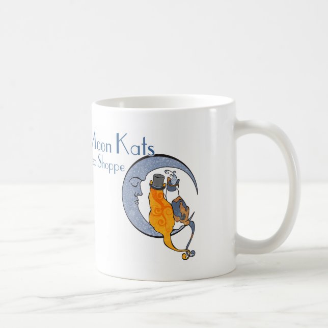 Café Taza del Kat Estes de la luna (Derecha)