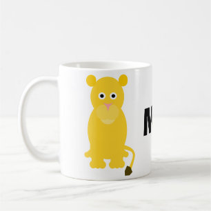 Café Taza del león de la mamá
