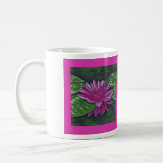 Café Taza del lirio de agua