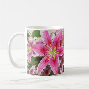 Café Taza del lirio tigrado de Prayer de señor