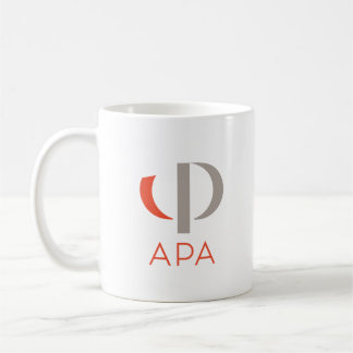 Café Taza del logotipo de APA