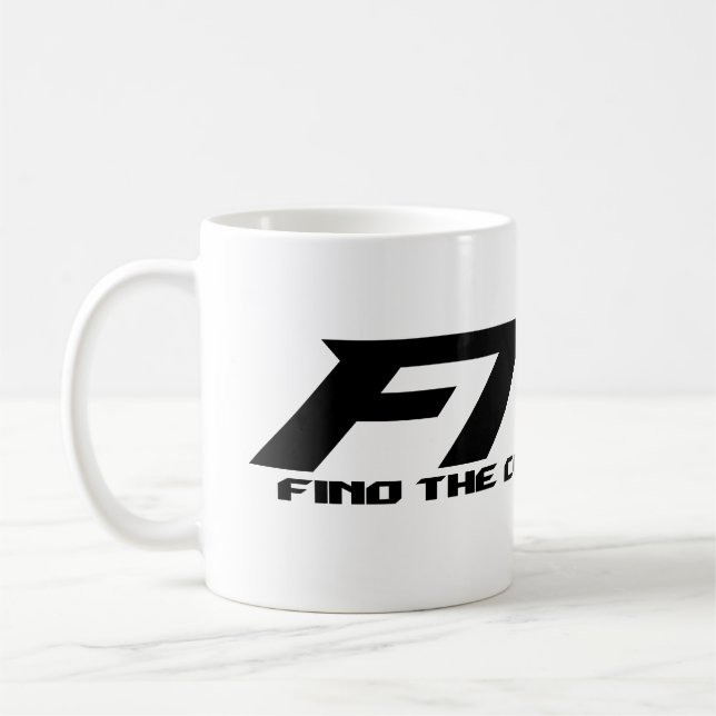 CAFÉ TAZA DEL LOGOTIPO DE FTCR (Izquierda)