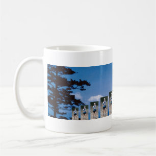 Café Taza del logotipo de Fuji del proyecto