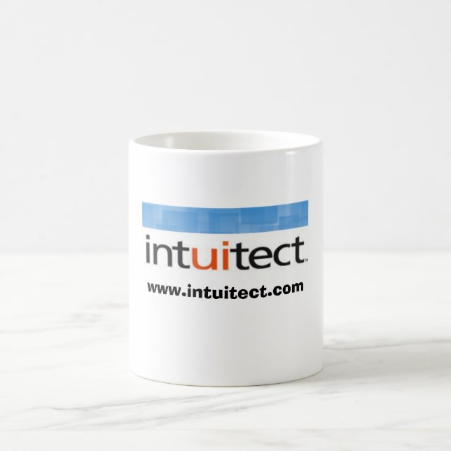 Café Taza del logotipo de Intuitect (Centro)