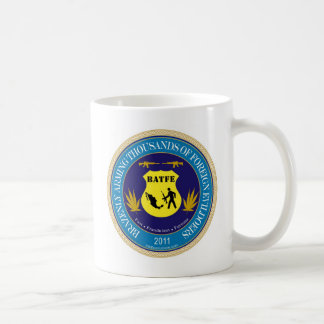 Café Taza del logotipo de la parodia del ATF/de BATFE